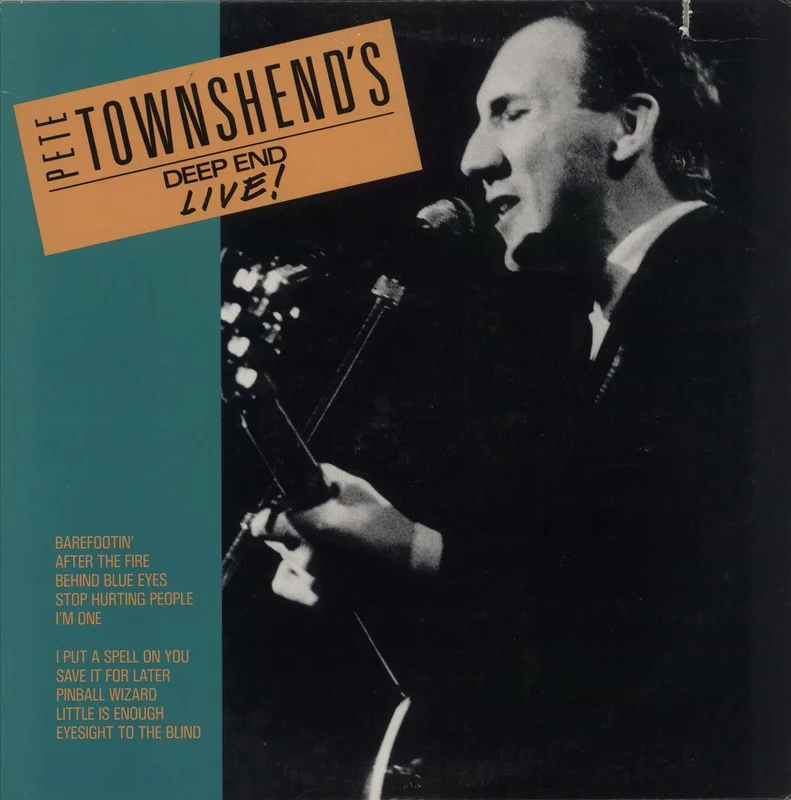 Pete Townshend Pete Townshend's Deep End Live! US Vinyl LP
