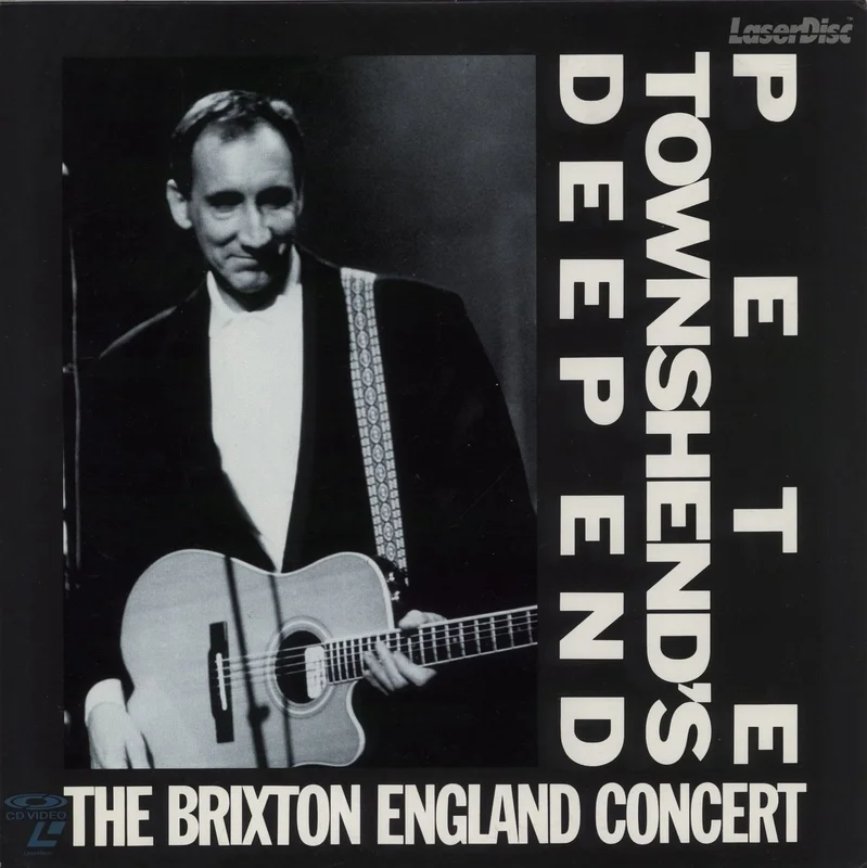 Pete Townshend The Brixton England Concert Japanese Laserdisc