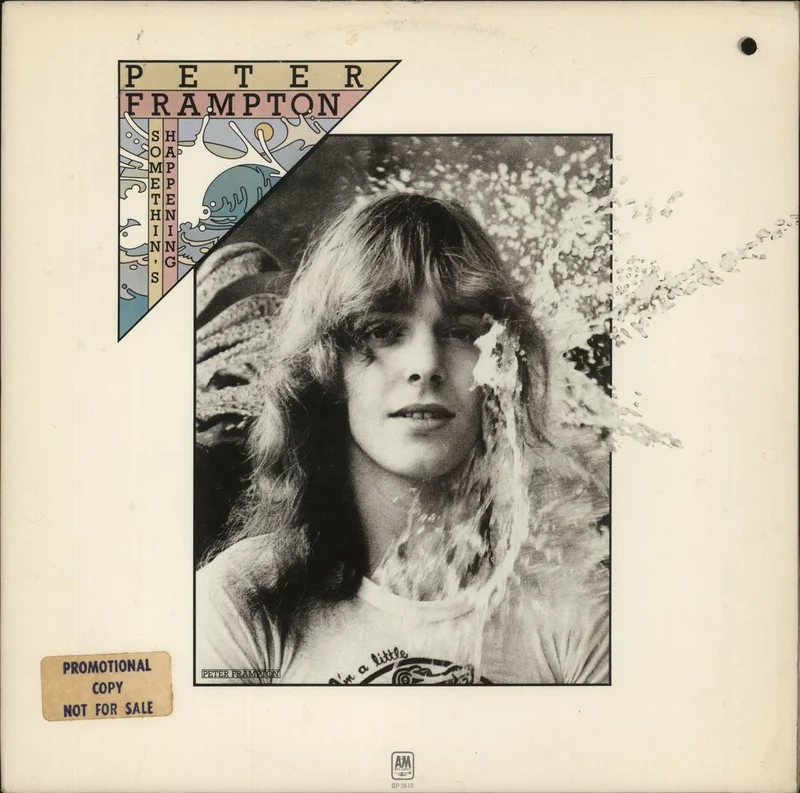 Peter Frampton Somethin's Happening - Promo Stickered Shrink US Promo Vinyl LP