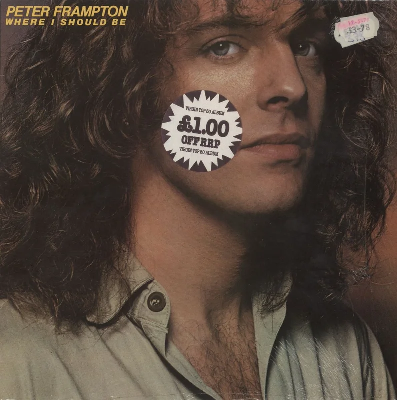 Peter Frampton Where I Should Be - Shrink UK Vinyl LP