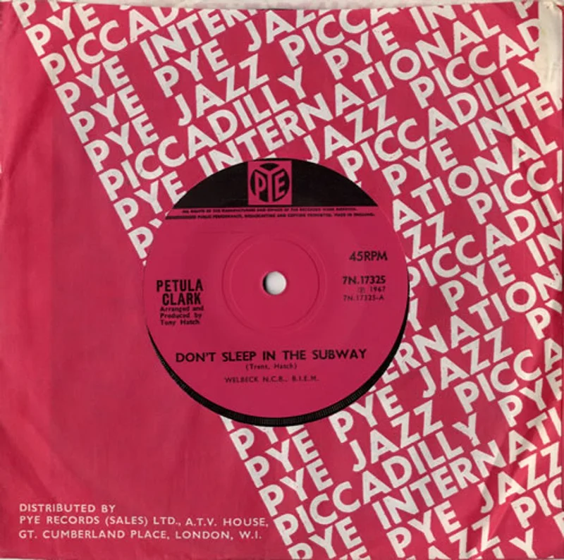 Petula Clark Don't Sleep In The Subway - Solid UK 7" vinyl