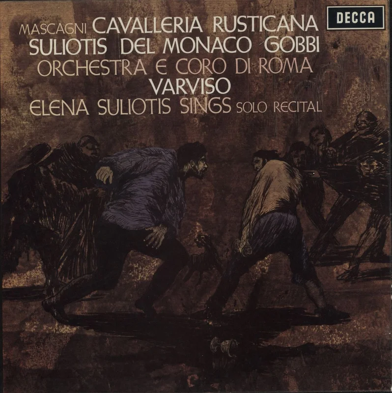 Pietro Mascagni Mascagni: Cavalleria Rusticana / Elena Suliotis Sings Solo Recital UK Vinyl box set