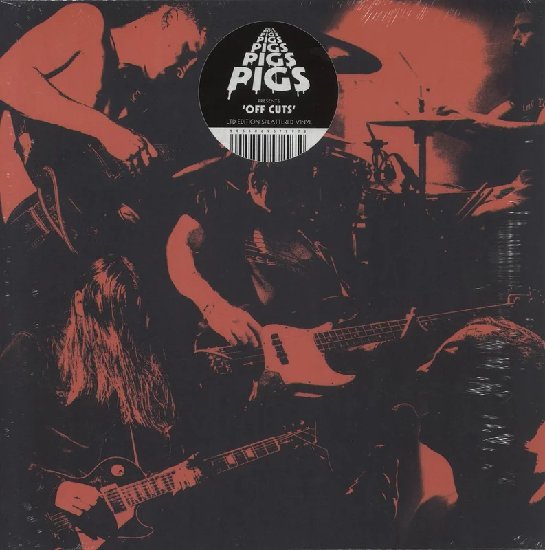 Pigs Pigs Pigs Pigs Pigs Pigs Pigs Off Cuts - Purple/Black Splatter Vinyl - Sealed UK Vinyl LP