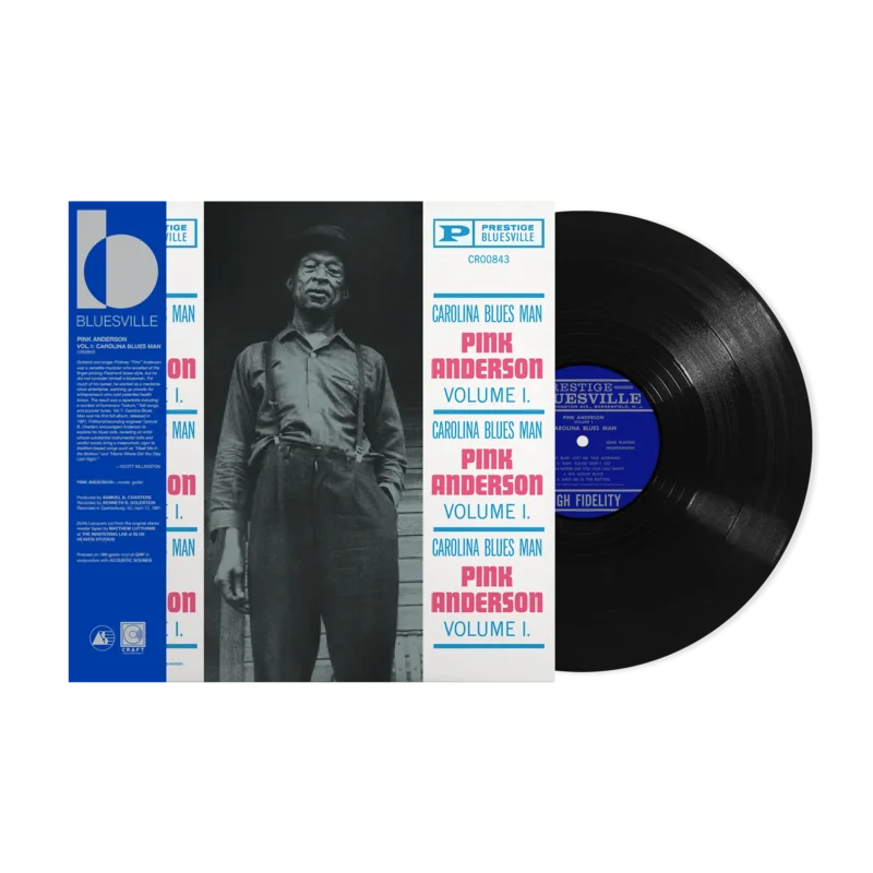 Pink Anderson - Volume 1: Carolina Blues Man - Bluesville Acoustic Sounds Series LP