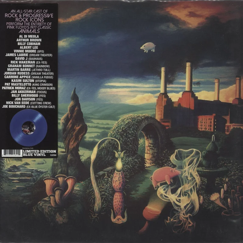 Pink Floyd Animals Reimagined - A Tribute To Pink Floyd - Blue Vinyl US Vinyl LP