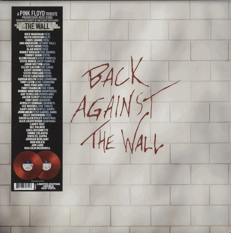 Pink Floyd Back Against The Wall: A Tribute To Pink Floyd - Red Vinyl US 2-LP vinyl set
