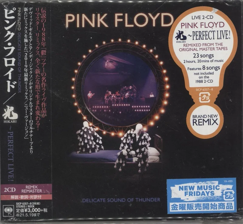 Pink Floyd Delicate Sound Of Thunder + Obi Japanese 2-CD album set