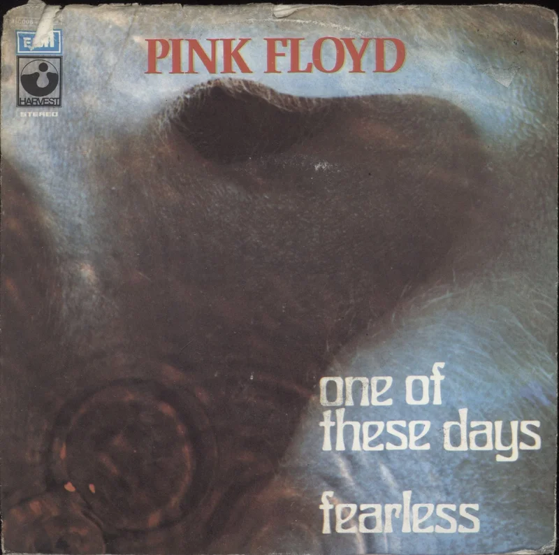 Pink Floyd One Of These Days - 2nd - P/S- VG Italian 7" vinyl