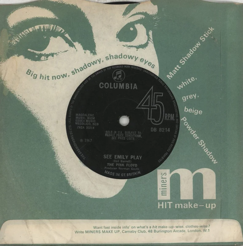 Pink Floyd See Emily Play - Solid - G UK 7" vinyl