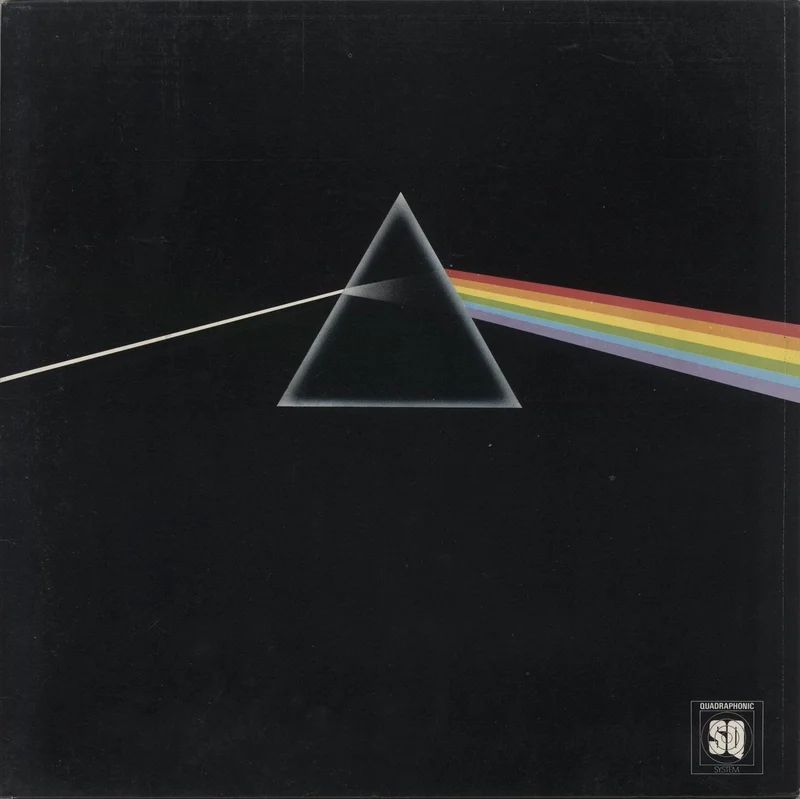 Pink Floyd The Dark Side Of The Moon - Quad - VG UK Vinyl LP