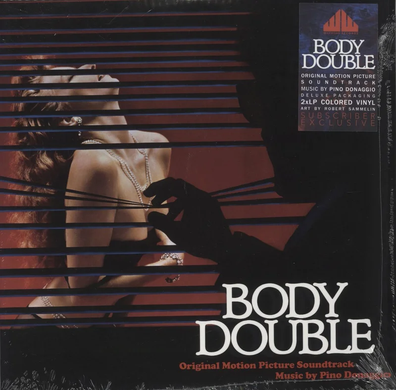 Pino Donaggio Body Double [Original Motion Picture Soundtrack] - Subscriber Edition - Red & Blue Splatter - Sealed US 2-LP vinyl set