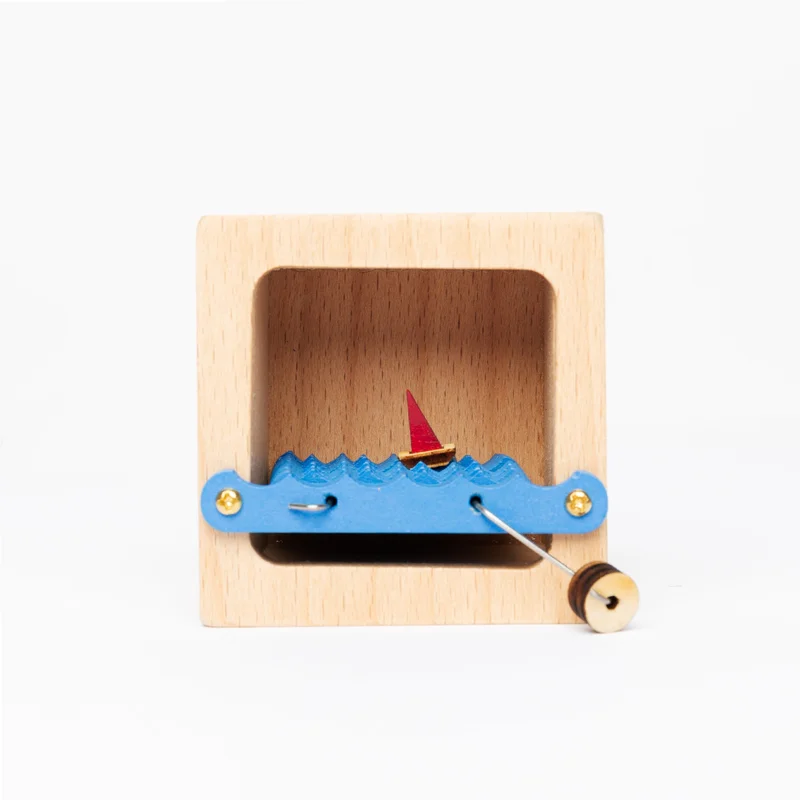 Plain Kinetic Sailboat Sculpture