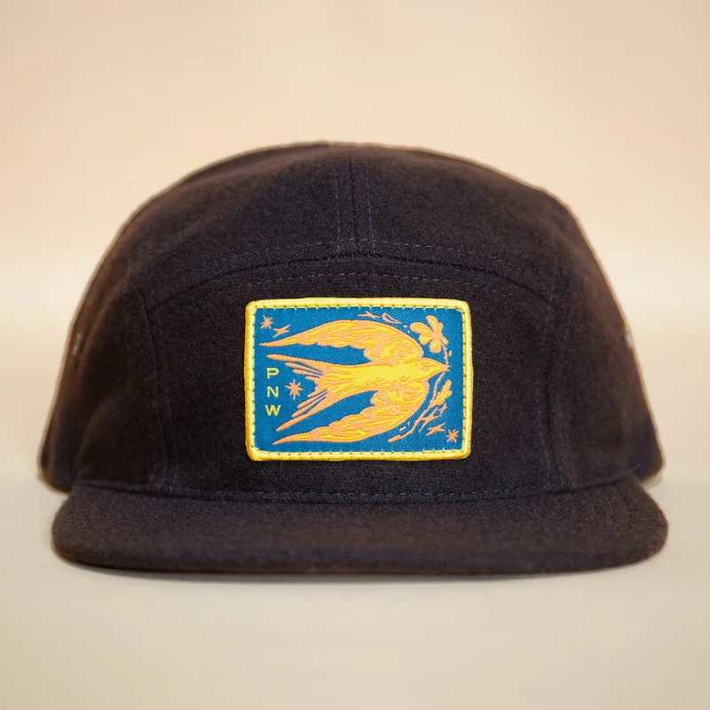PNW Wildflower Bird Hat (Brown)