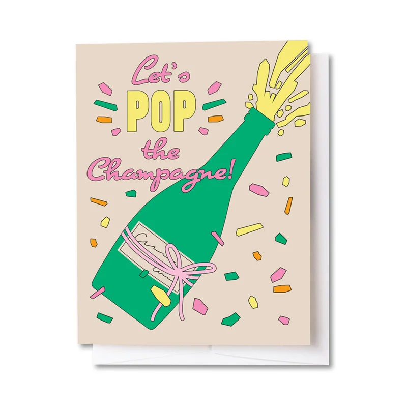 Pop the Champagne Card