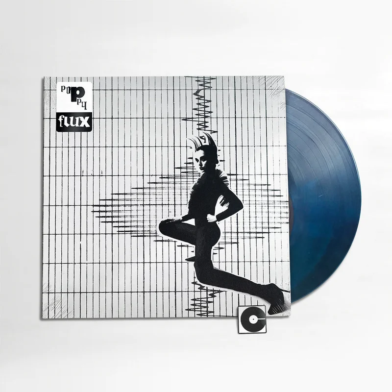 Poppy - "Flux" Black & Aqua Blue Vinyl