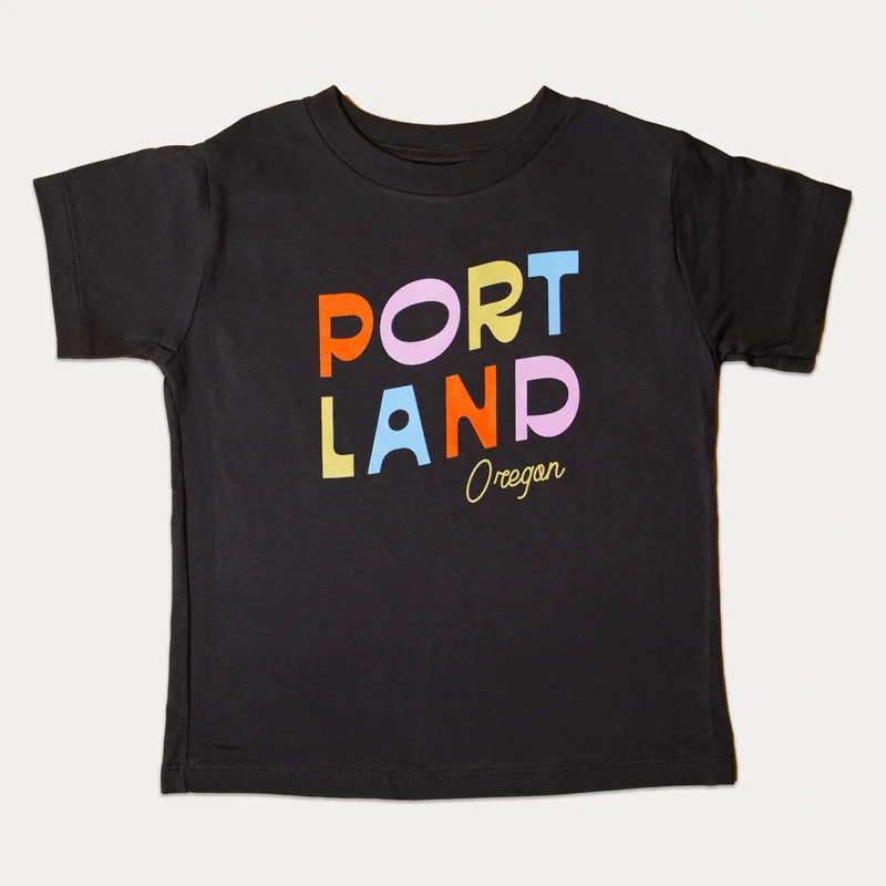 Portland Font Kids Tee