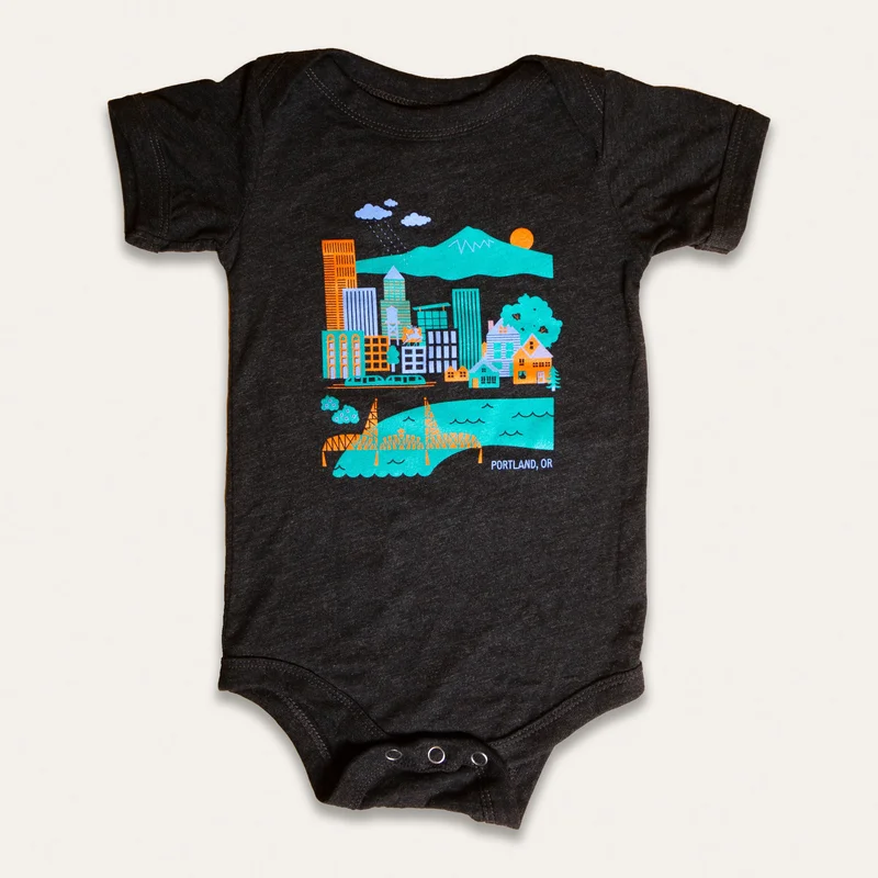Portland Skyline Onesie