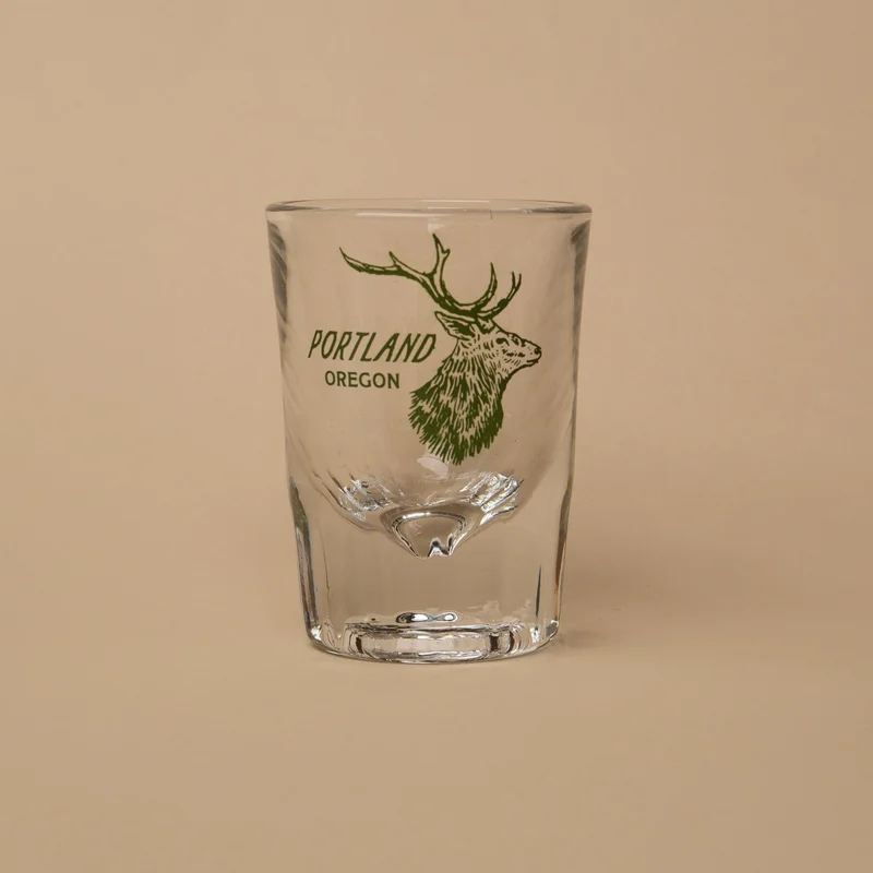 Portland Stag Shot Glass