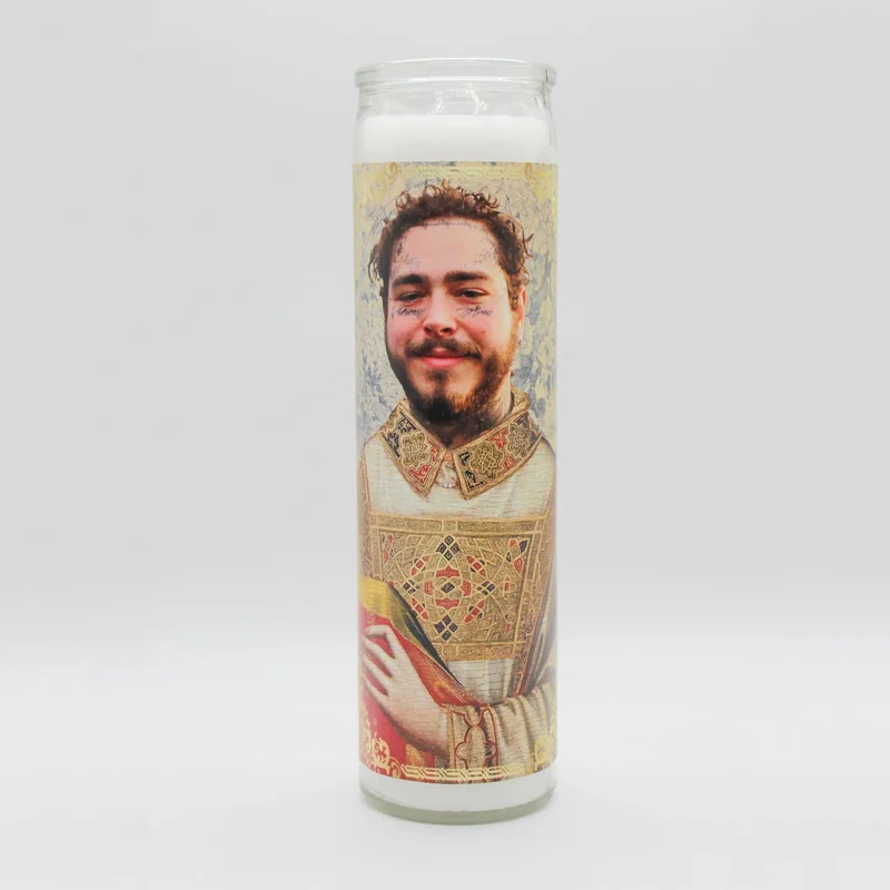 Post Malone Prayer Candle