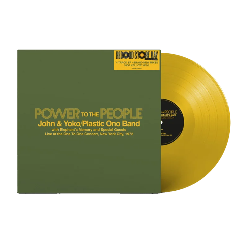 Power To The People - Live at the One To One Concert, New York City, 1972 (RSD25): Yellow Vinyl LP