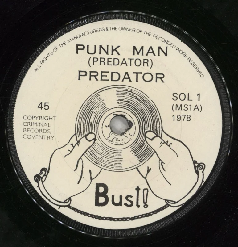 Predator Punk Man / Paperboy Song UK 7" vinyl