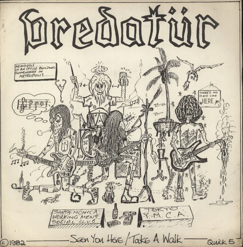 Predatr Seen You Here / Take A Walk UK 7" vinyl