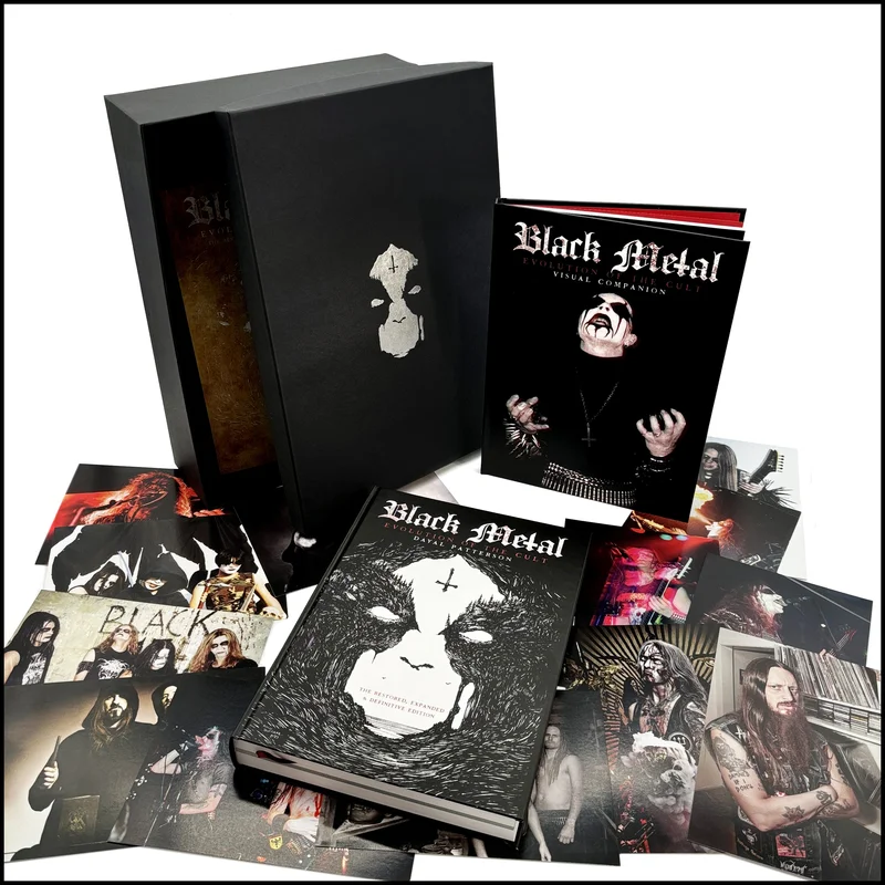 Preorder [15th June 2026] BLACK METAL: EVOLUTION OF THE CULT - THE RESTORED, EXPANDED & DEFINITIVE EDITION hardback boxset (signed by author, includes patch)