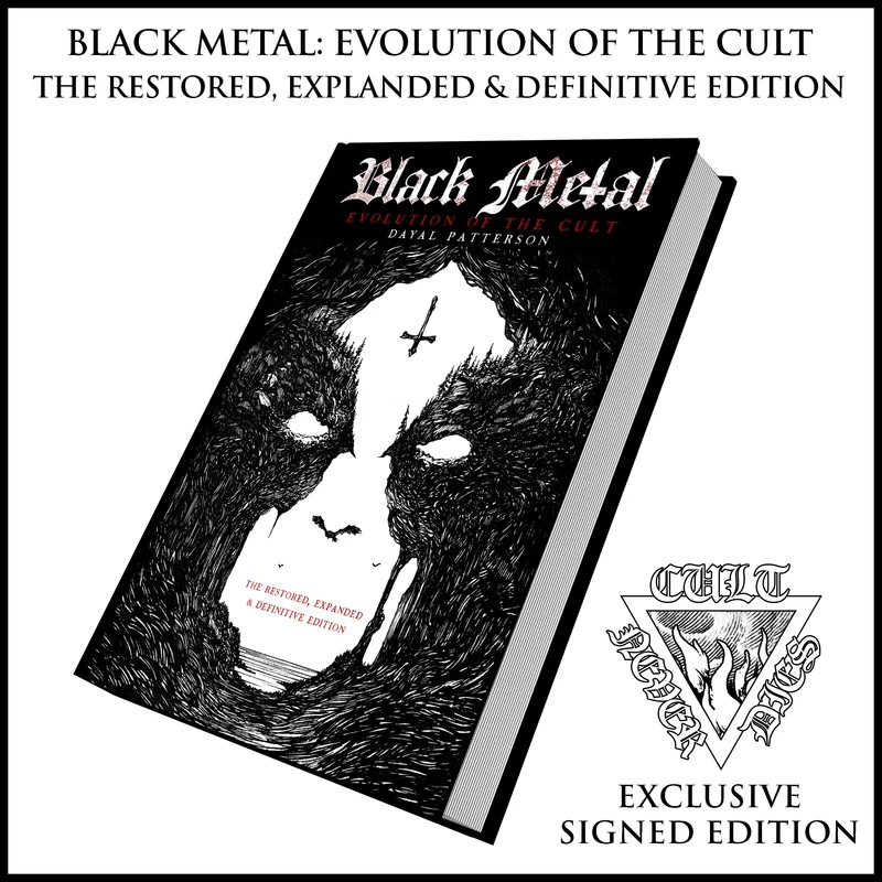 Preorder [15th June 2026] BLACK METAL: EVOLUTION OF THE CULT - THE RESTORED, EXPANDED & DEFINITIVE EDITION hardback (signed by author, includes patch)