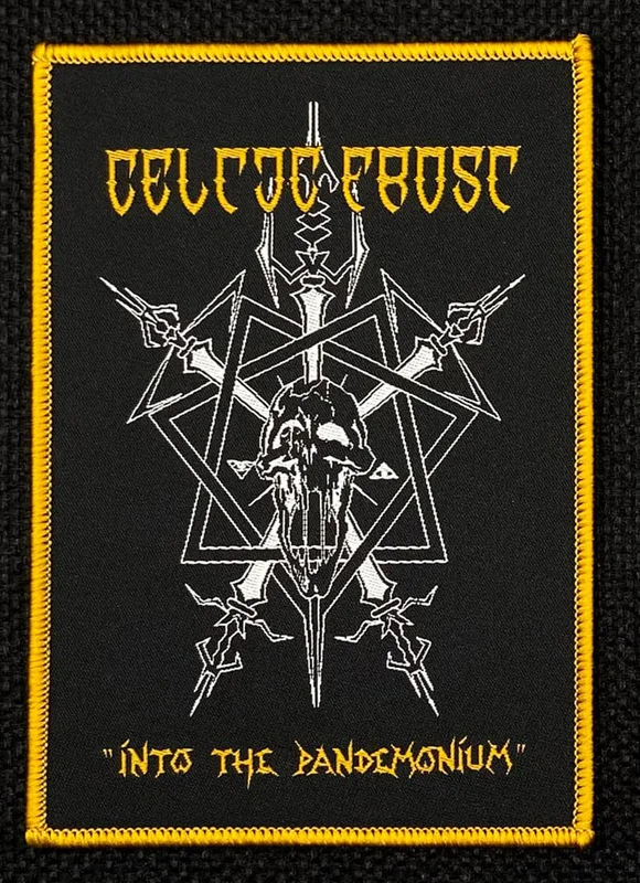 Preorder [June 2026] CELTIC FROST: official, limited INTO THE PANDEMONIUM patches (by CND, 2 variants) Yellow Border Patch