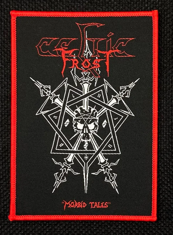 Preorder [June 2026] CELTIC FROST: official, limited MORBID TALES patches (by CND, 2 variants) Dark red border patch