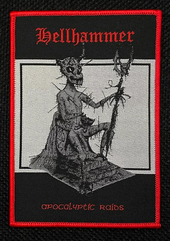 Preorder [June 2026] HELLHAMMER: official, limited APOCALYPTIC RAIDS patches (by CND, 2 variants) Dark red border patch