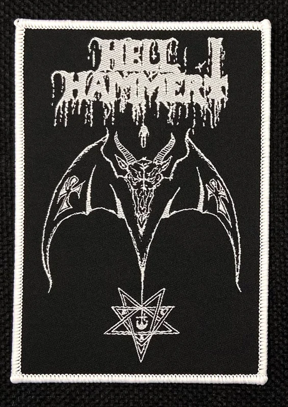 Preorder [June 2026] HELLHAMMER: official, limited WINGED DEMON patches (by CND, 2 variants) White border patch
