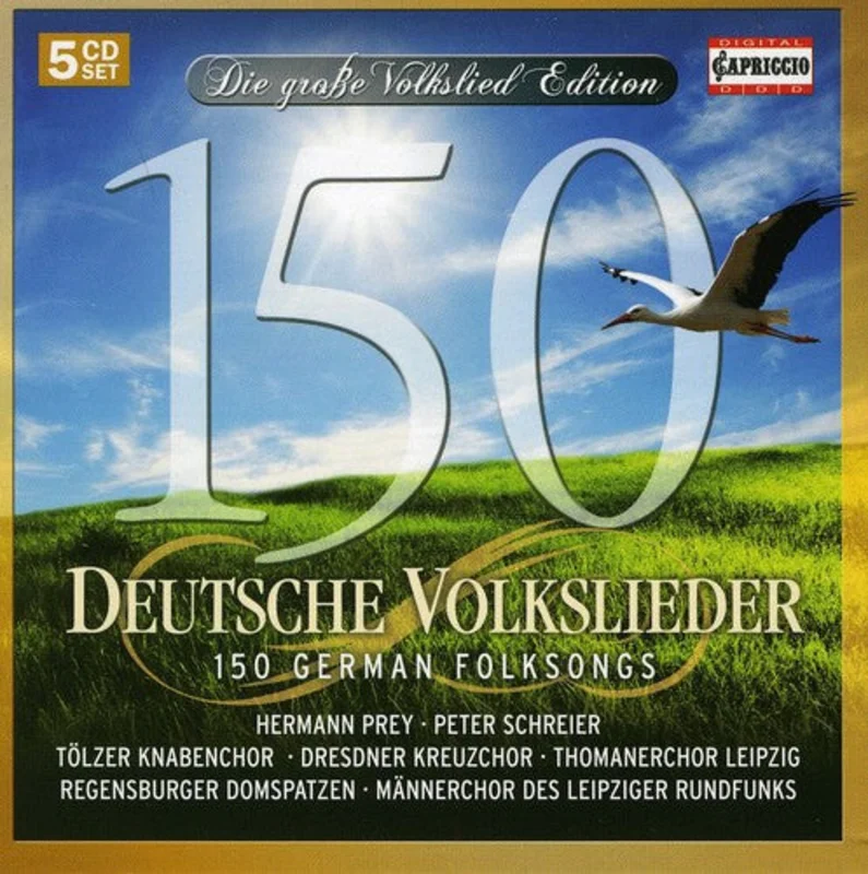 Prey / Schreier / Kreuzchor / Leipzig - 150 German Folksongs [5 CD]
