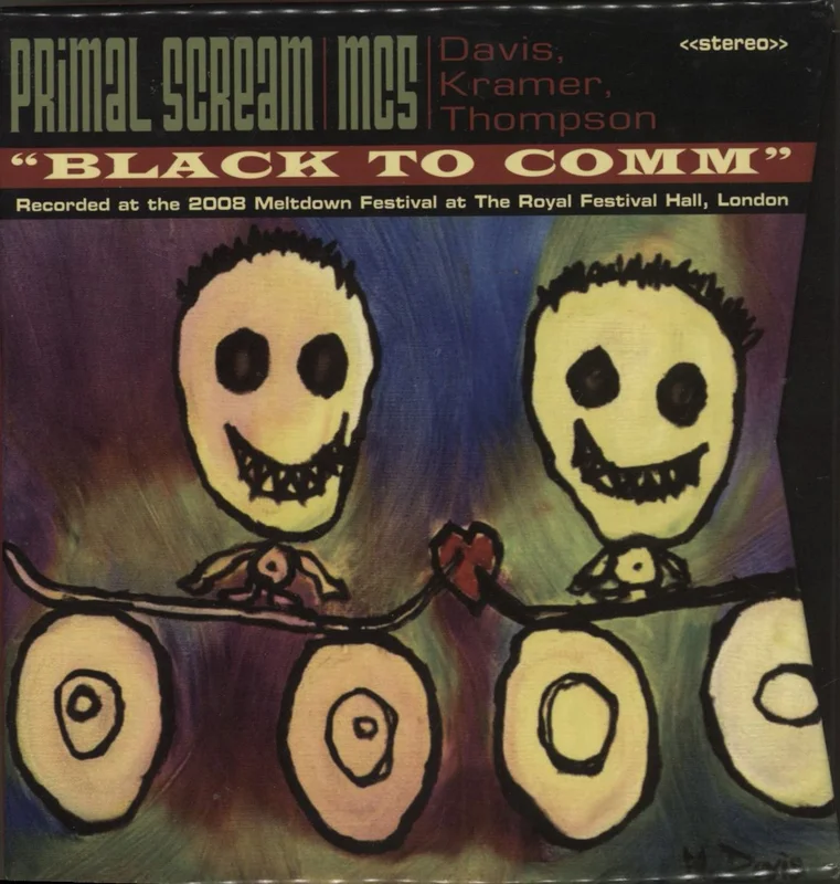 Primal Scream Black To Comm UK 3-CD set
