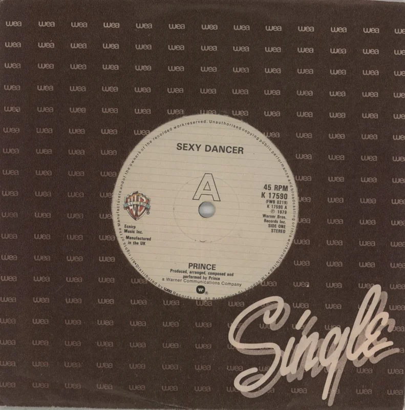 Prince Sexy Dancer UK 7" vinyl