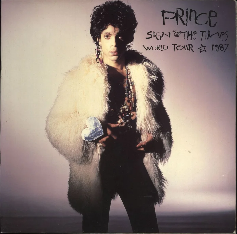 Prince Sign O The Times World Tour 1987 UK Tour programme