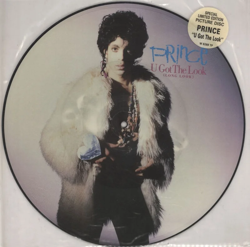 Prince U Got The Look - Hype Stickered pvc UK 12" picture disc
