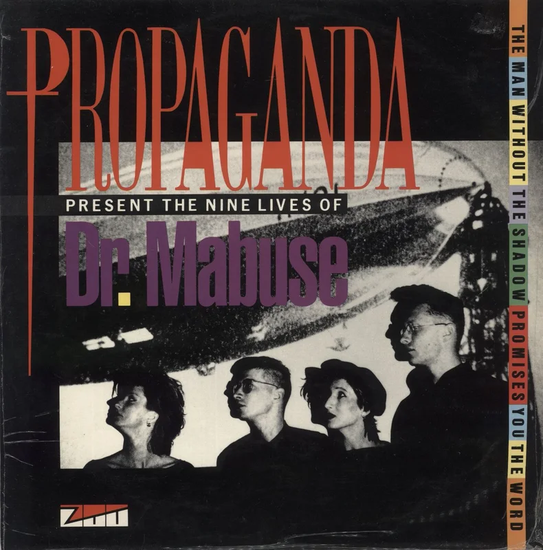 Propaganda Dr Mabuse - Black Picture Sleeve - Shrink UK 12" vinyl