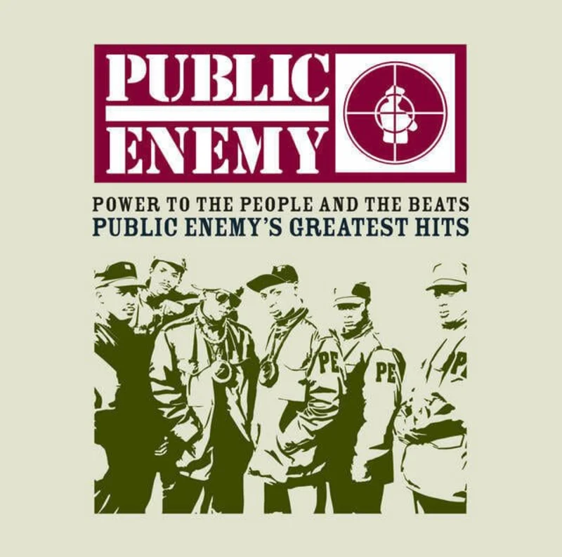 Public Enemy - "Power To The People And The Beats: Public Enemy's Greatest Hits" Red With Black Smoke Color Vinyl