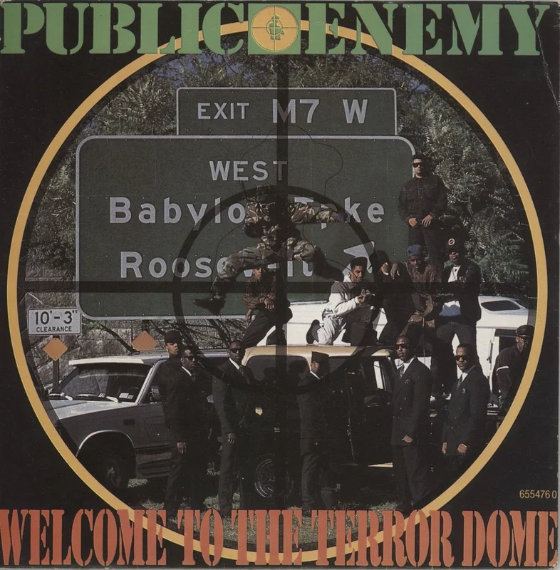 Public Enemy Welcome To The Terrordome UK 7" vinyl