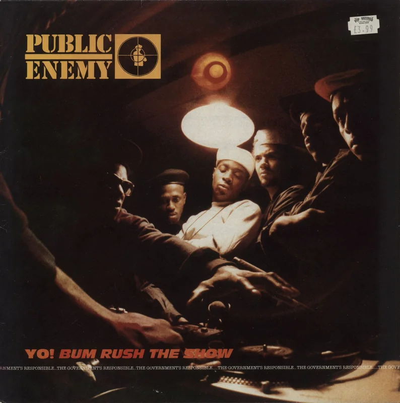 Public Enemy Yo! Bum Rush The Show - EX UK Vinyl LP