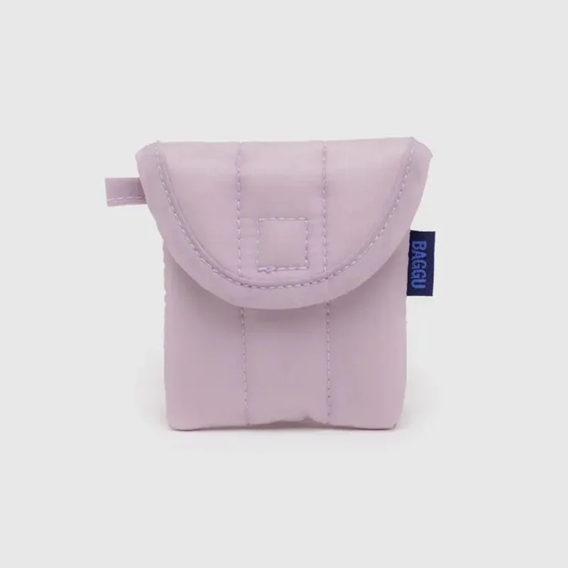 Puffy Earbuds Case Dusty Pink
