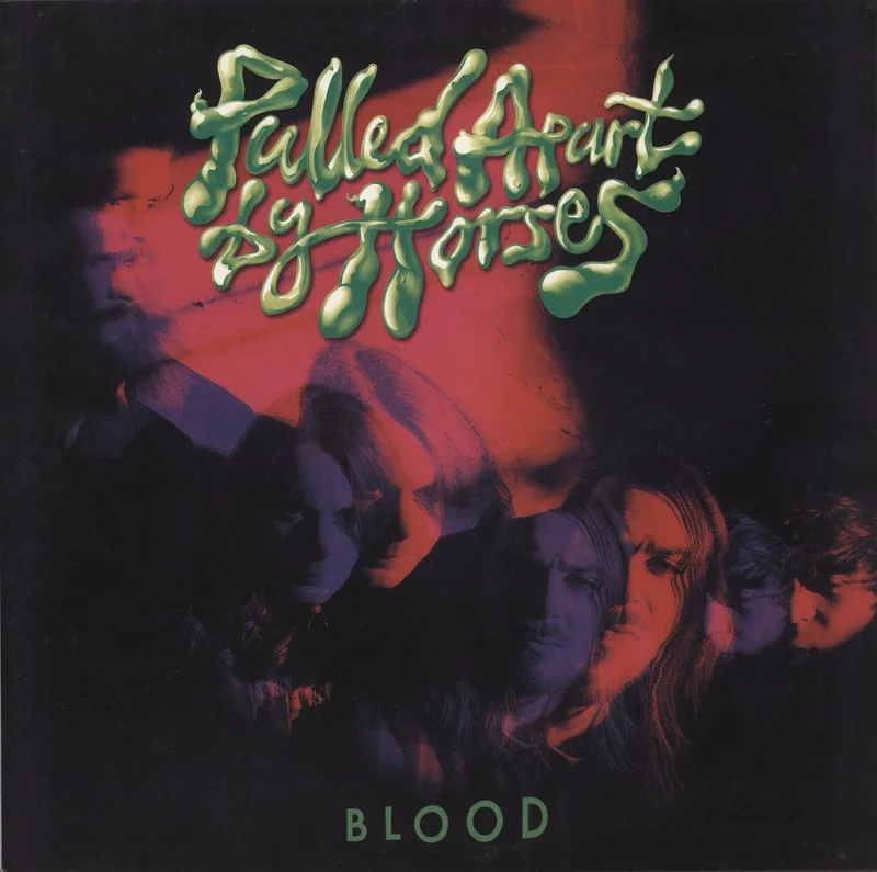 Pulled Apart By Horses Blood + CD UK Vinyl LP