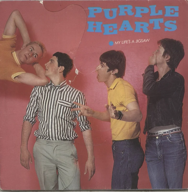Purple Hearts My Life's A Jigsaw UK 7" vinyl