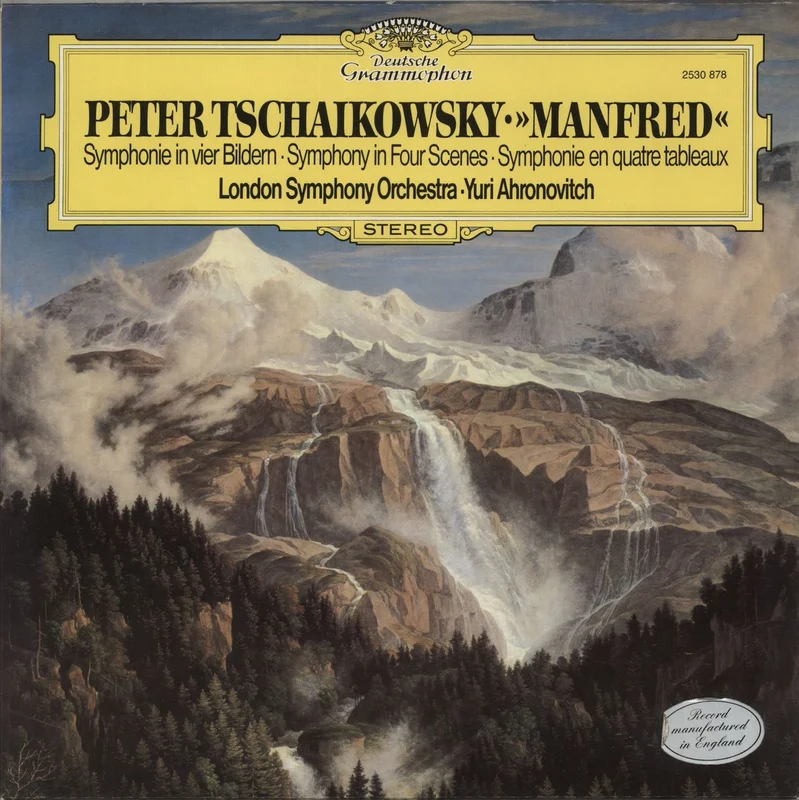 Pyotr Ilyich Tchaikovsky Manfred (Symphony In Four Scenes) UK Vinyl LP