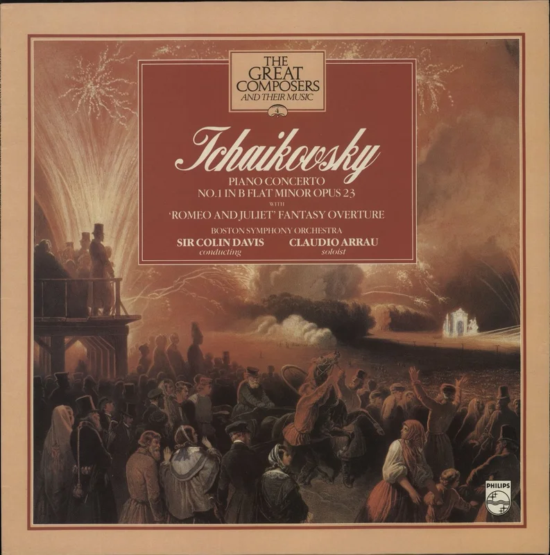 Pyotr Ilyich Tchaikovsky Piano Concerto No. 1 in B Flat Minor Opus 23 UK Vinyl LP