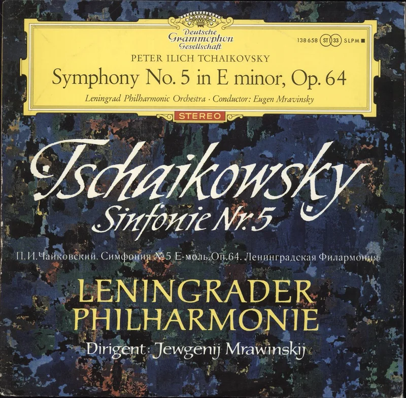Pyotr Ilyich Tchaikovsky Symphonie Nr. 5 E-moll Op. 64 German Vinyl LP