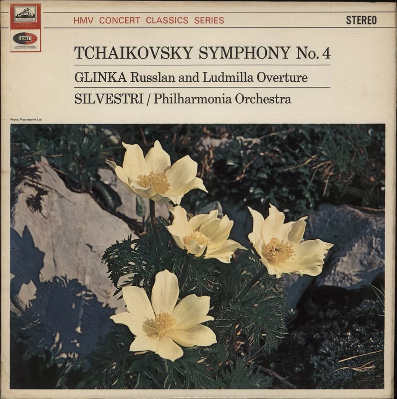 Pyotr Ilyich Tchaikovsky Tchaikovsky: Symphony No. 4 / Russlan And Ludmilla Overture UK Vinyl LP