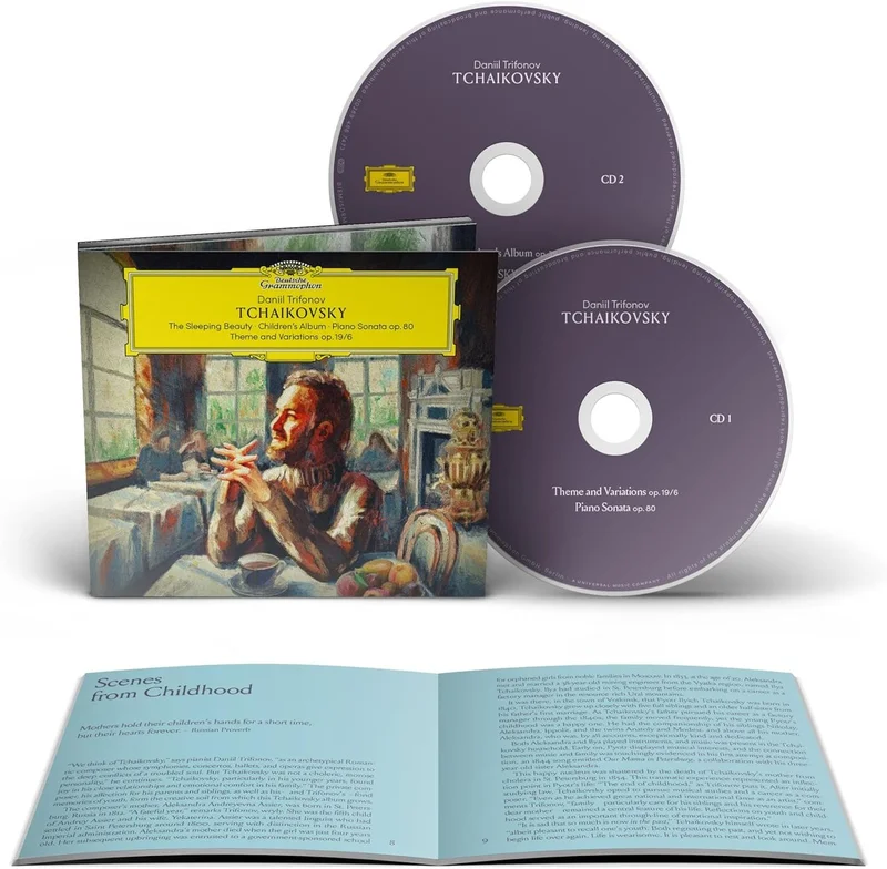 Pyotr Ilyich Tchaikovsky The Sleeping Beauty-Piano Sonata op. 80-Theme and Variations op. 19/6 - Deluxe 2CD Edition - Sealed UK 2-CD album set