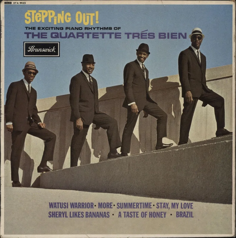 Quartette Trs Bien Stepping Out! The Exciting Piano Rhythms Of UK Vinyl LP
